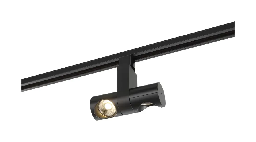 24W LED Track Head - Dual Pipe - Black - Image 2