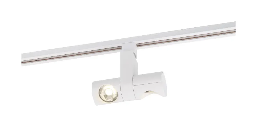 24W LED Track Head - Dual Pipe White - Image 1
