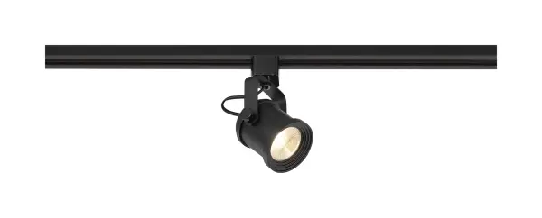 This 12-watt LED track head delivers focused illumination with a 36-degree beam angle, perfect for highlighting artwork, architectural features, or retail displays. The forged black finish adds modern sophistication.