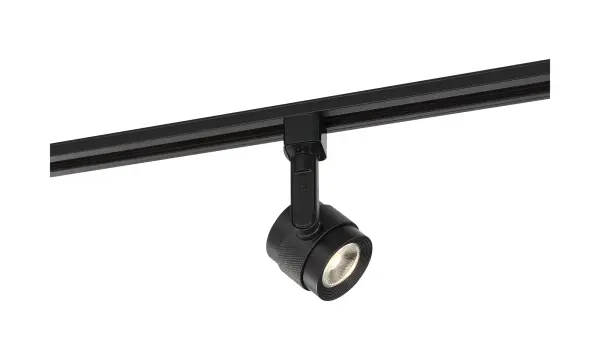 The 12W LED Piston Track Head delivers 1020 lumens with a precise 24-degree beam angle, perfect for highlighting artwork, architectural features, or retail displays. Its adjustable design and modern black finish make it ideal for contemporary spaces.