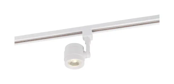 12W LED Piston Track Head in White - Image 3