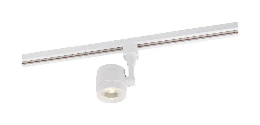 12W LED Piston Track Head in White - Image 3