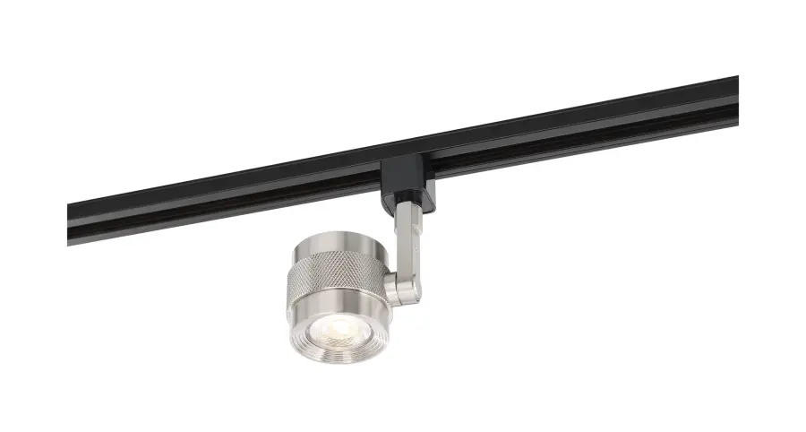 12W LED Piston Track Head in Brushed Nickel - Image 3