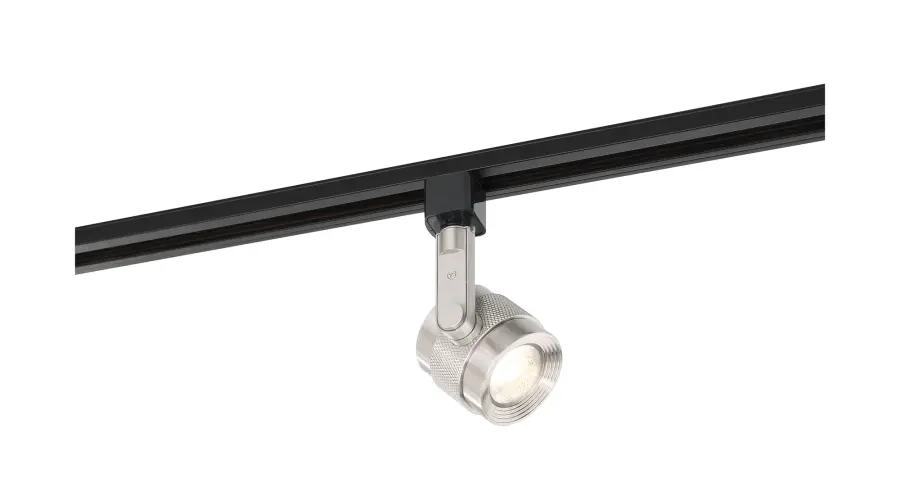 12W LED Piston Track Head in Brushed Nickel - Image 4