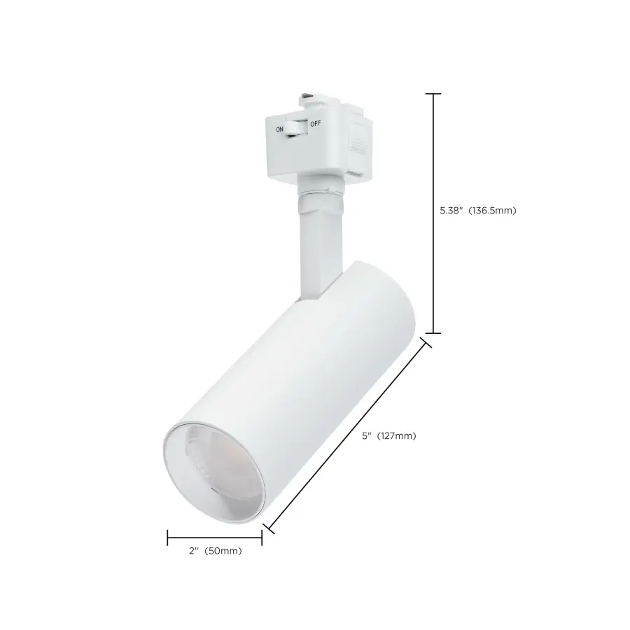 10W LED Track Head - 36° Beam - CCT Selectable - Image 5