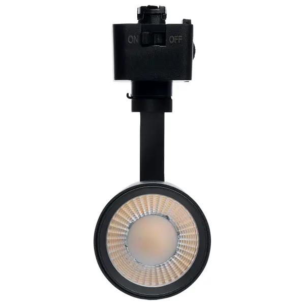 This compact 10-watt LED track head offers exceptional flexibility with 5 selectable color temperatures and compatibility with both single and 2-circuit J-Style track systems. The 36-degree beam spread provides focused accent lighting. - alternate view