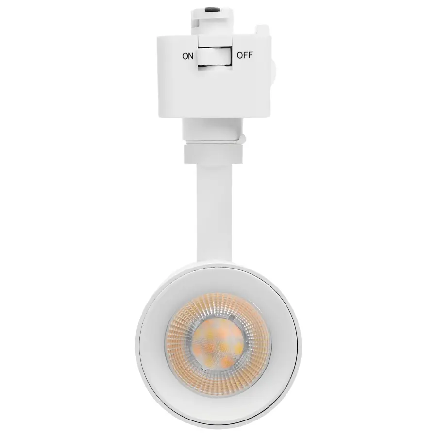 10W LED Track Head - 48° Beam - J-Style - CCT Selectable - Matte White - Image 2