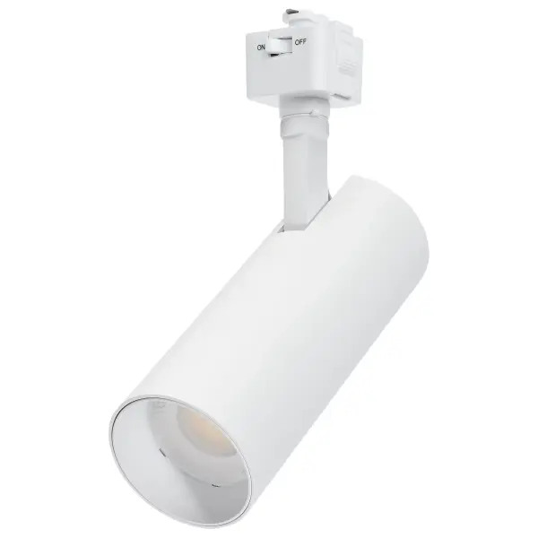 This energy-efficient 20W LED track head offers exceptional flexibility with 5 selectable color temperatures and compatibility with both single and 2-circuit J-Style track systems. The 48-degree beam spread provides focused illumination.