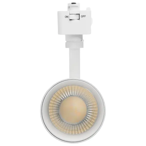 This energy-efficient 20W LED track head offers exceptional flexibility with 5 selectable color temperatures and compatibility with both single and 2-circuit J-Style track systems. The 48-degree beam spread provides focused illumination. - alternate view