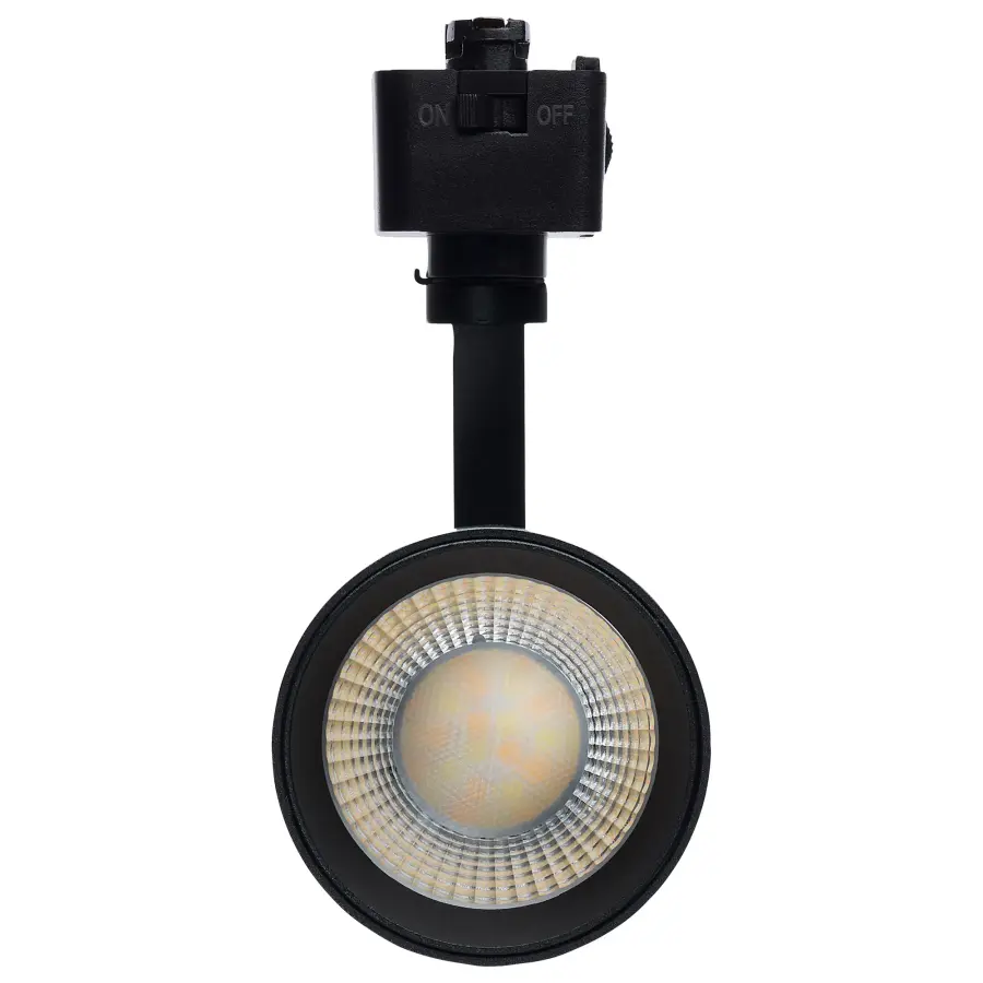 20W LED Track Head - Matte Black - Image 2