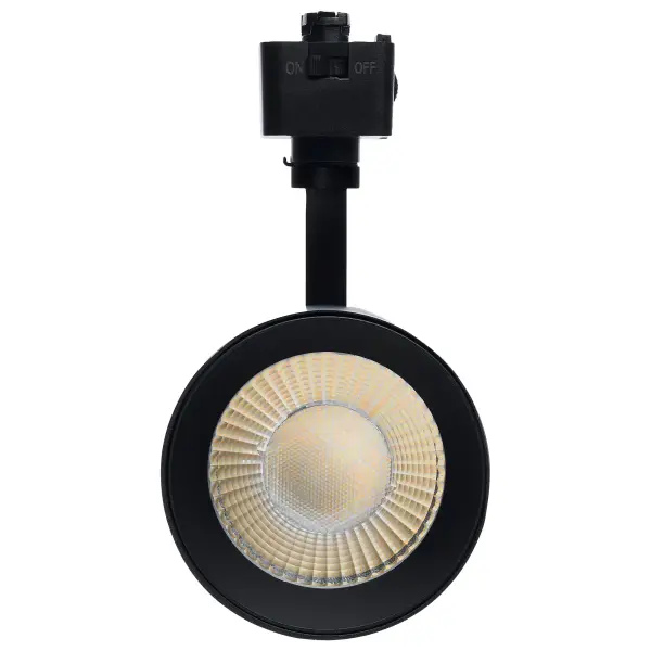 This 30-watt LED track head offers exceptional flexibility with 5 selectable color temperatures and compatibility with both single and 2-circuit J-Style track systems. The 36-degree beam spread provides focused illumination. - alternate view