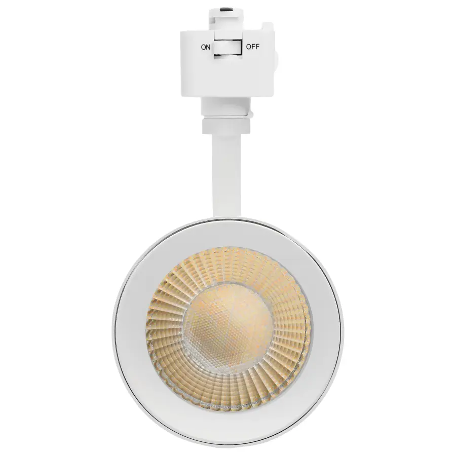 30W LED Track Head - Matte White - Image 2