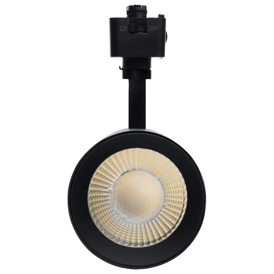 30W LED Track Head - Matte Black - Image 2