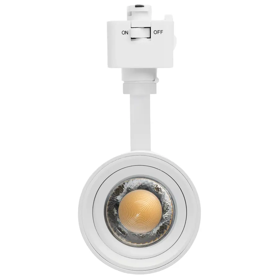 15W LED Track Head - J-Style - Adjustable Beam - Matte White - Image 2
