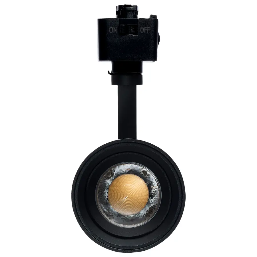 15W LED Track Head - J-Style - Adjustable Beam - Matte Black - Image 2