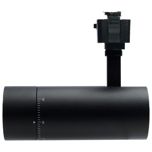 15W LED Track Head - J-Style - Adjustable Beam - Matte Black - Image 3