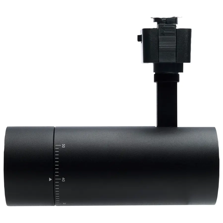 15W LED Track Head - J-Style - Adjustable Beam - Matte Black - Image 3
