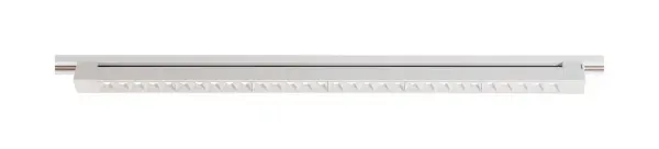 This 36-inch LED track bar delivers 2880 lumens of warm 3000K light with a focused 30-degree beam angle, perfect for accent and task lighting. The white finish integrates seamlessly into modern spaces while the adjustable design allows precise light direction. - alternate view