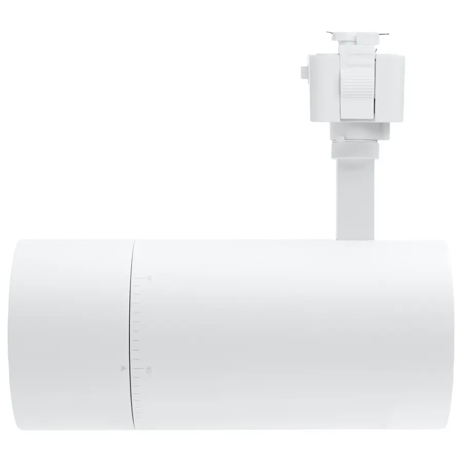 30W LED Track Head - J-Style - Adjustable Beam - Matte White - Image 3