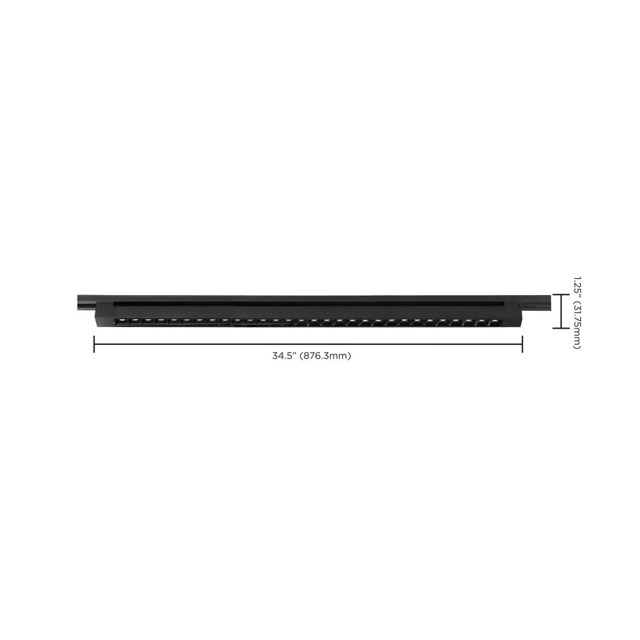 3-Foot LED Track Light Bar in Black - Image 6