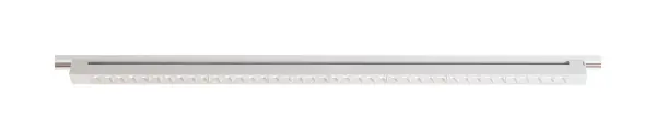 This 4-foot LED track bar delivers 3840 lumens with a focused 30-degree beam angle, perfect for accent and task lighting. The white finish integrates seamlessly into modern spaces while the adjustable design allows precise light direction. - alternate view