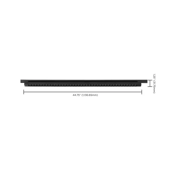 60W LED 4-Foot Track Light Bar in Black - Image 6