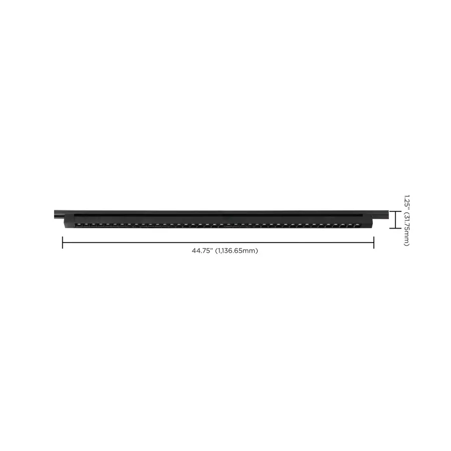 60W LED 4-Foot Track Light Bar in Black - Image 6