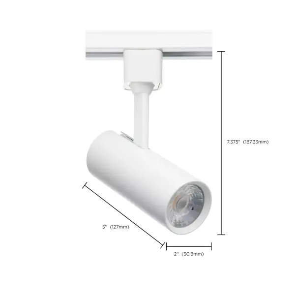 SATCO NUVO Pro Series 10W LED Track Head - White Cylinder - Image 8