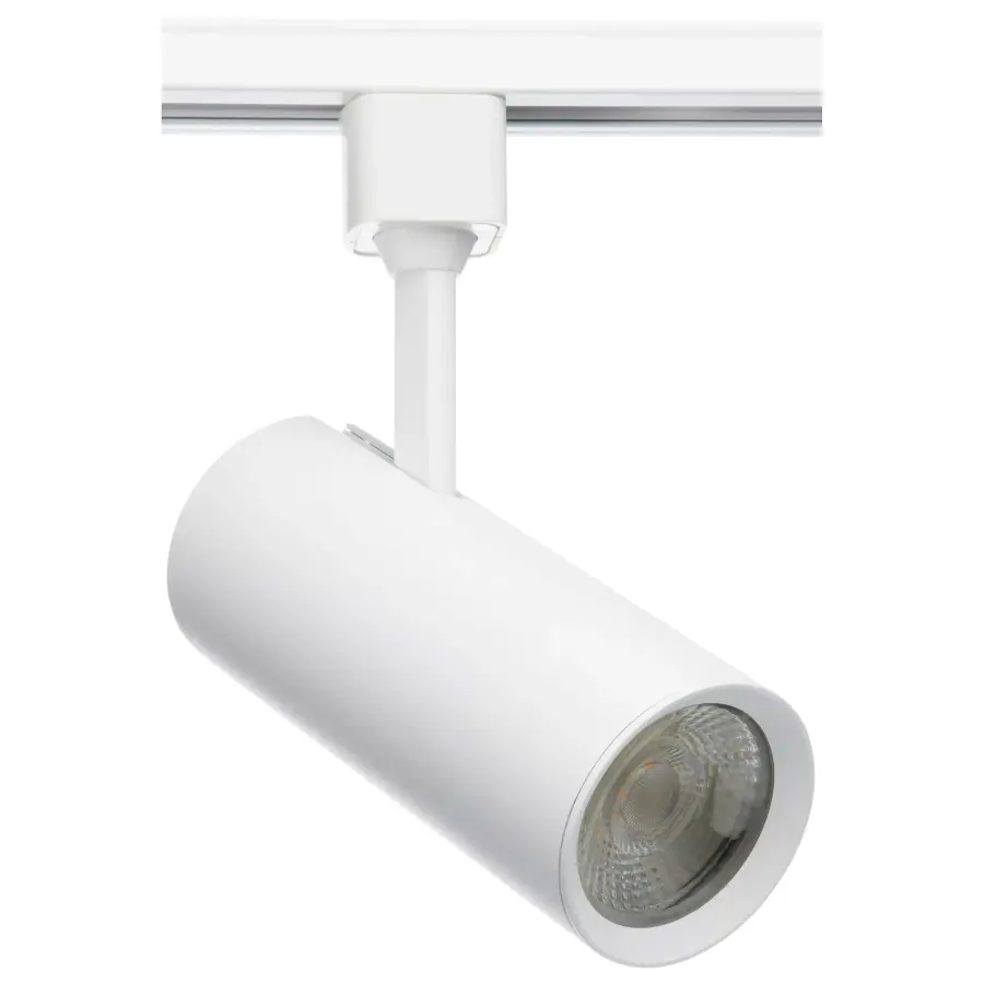 SATCO NUVO Pro Series 20W LED Track Head - White Cylinder - Image 1