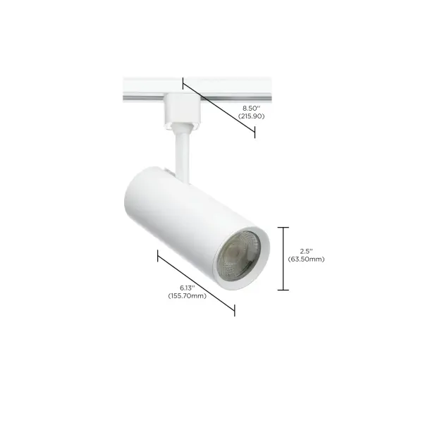 SATCO NUVO Pro Series 20W LED Track Head - White Cylinder - Image 8