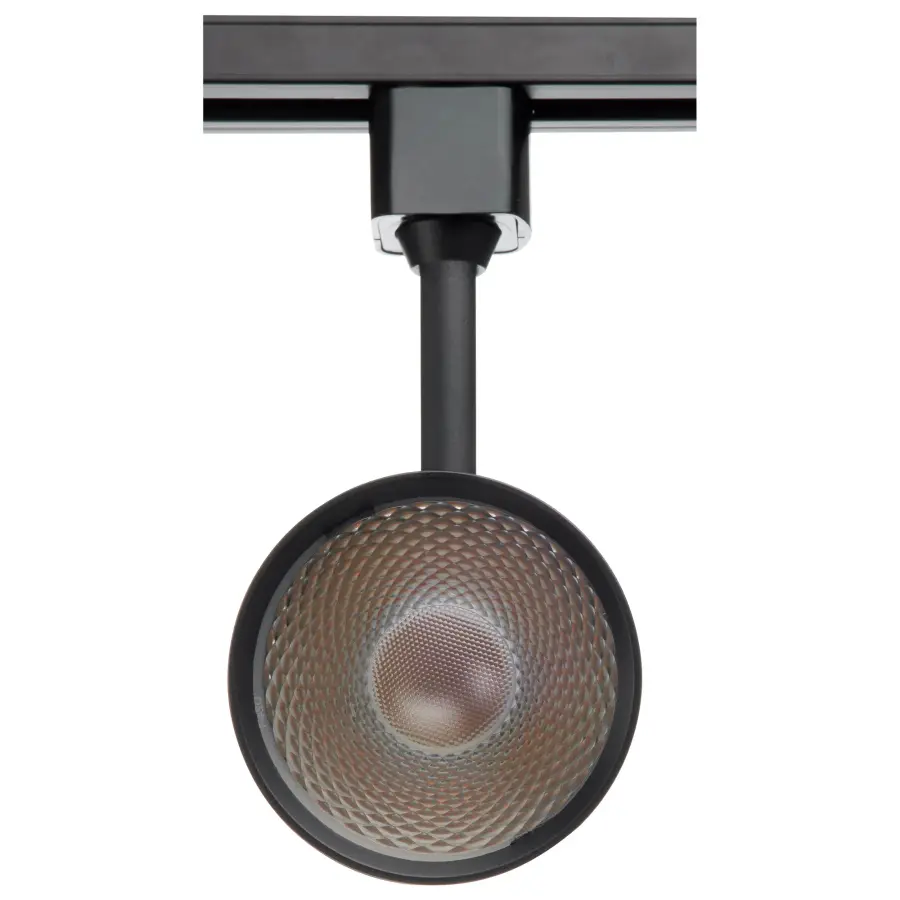 30W LED Commercial Track Head - Black Cylinder - Image 3