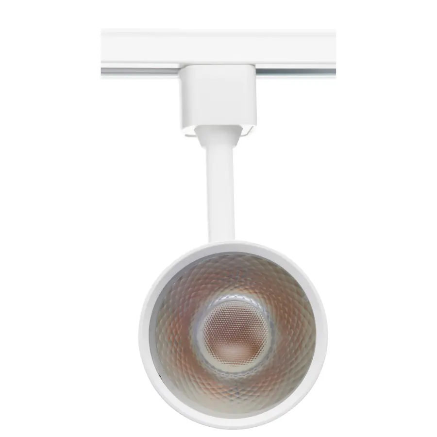 30W LED Commercial Track Head - White Cylinder - Image 3