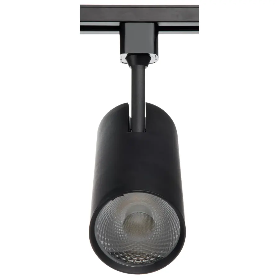 30W LED Commercial Track Head - Black Cylinder - Image 2