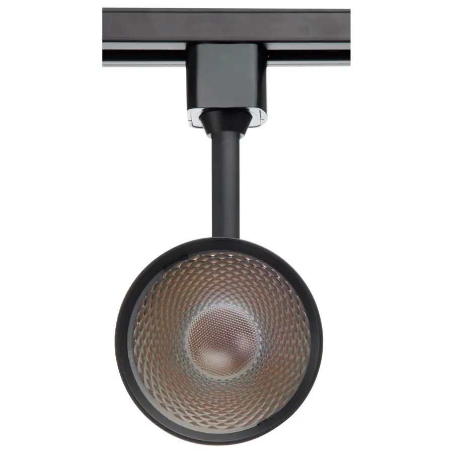 30W LED Commercial Track Head - Black Cylinder - Image 3