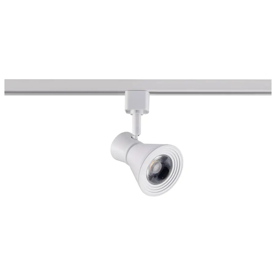 12W LED Cinch Track Head - Matte White - Image 1