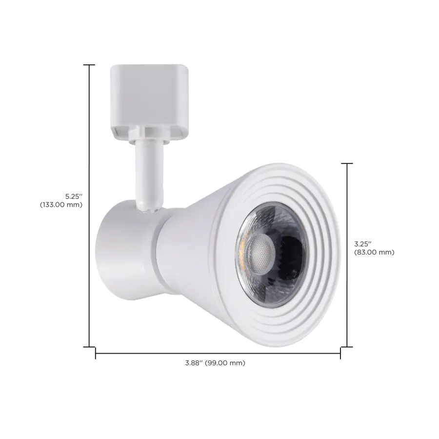 12W LED Cinch Track Head - Matte White - Image 11