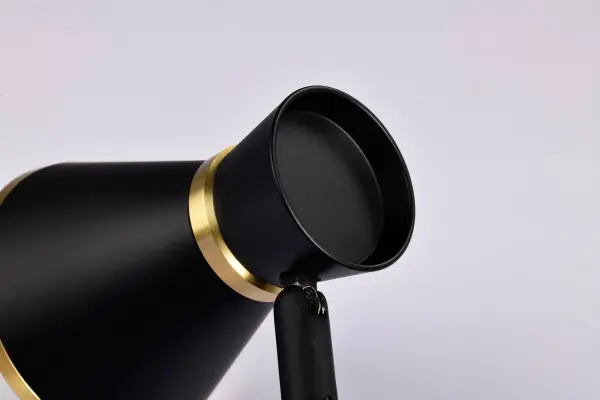 12W LED Cinch Track Head - Matte Black & Brushed Brass - Image 9