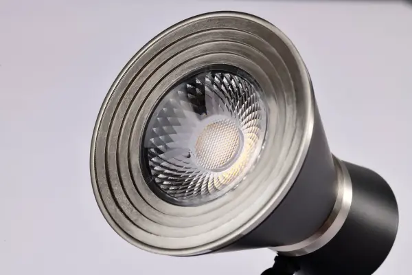 12W LED Cinch Track Head - Matte Black & Brushed Nickel - Image 8