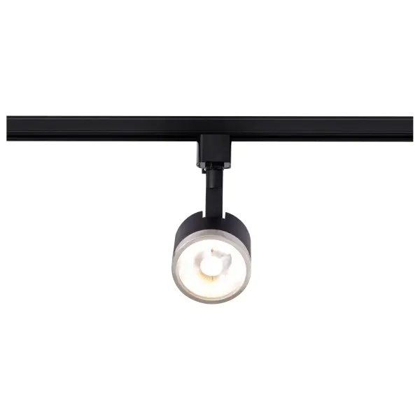 12W LED Round Track Head - Matte Black & Brushed Nickel - Image 6