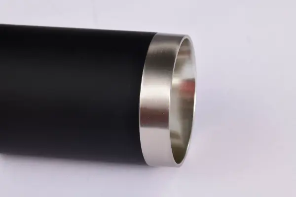 12W LED Cylindrical Track Head - Matte Black & Brushed Nickel - Image 7