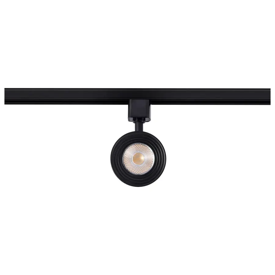 12W LED Cinch Track Head - Matte Black - Image 3