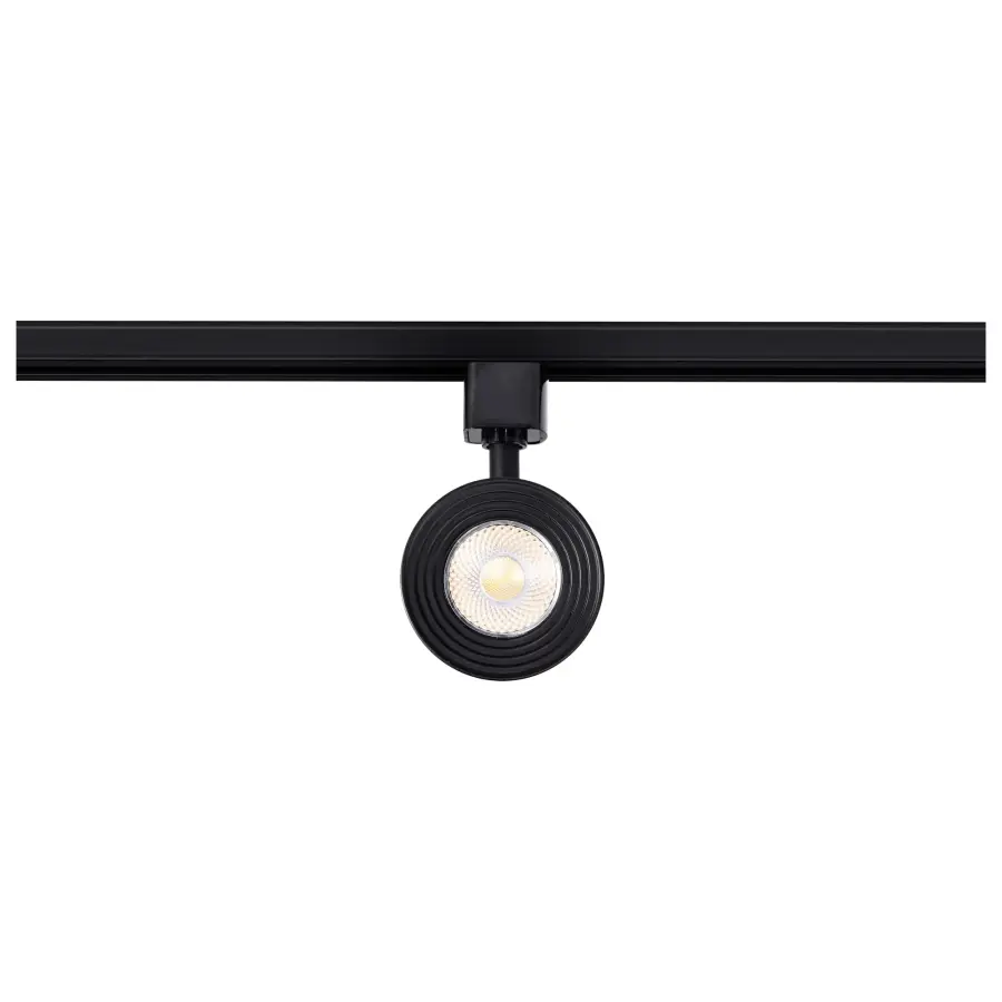 12W LED Cinch Track Head - Matte Black - Image 4