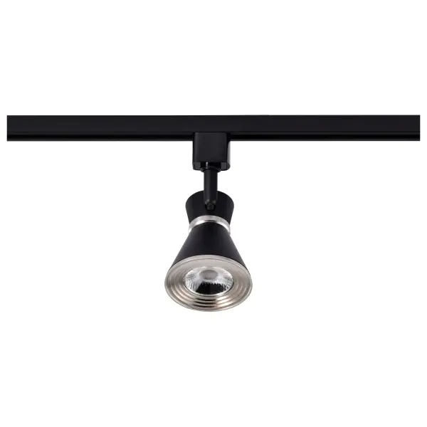 12W LED Cinch Track Head - Matte Black & Brushed Nickel - Image 5