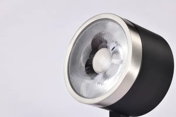12W LED Round Track Head in Matte Black & Brushed Nickel - Image 7