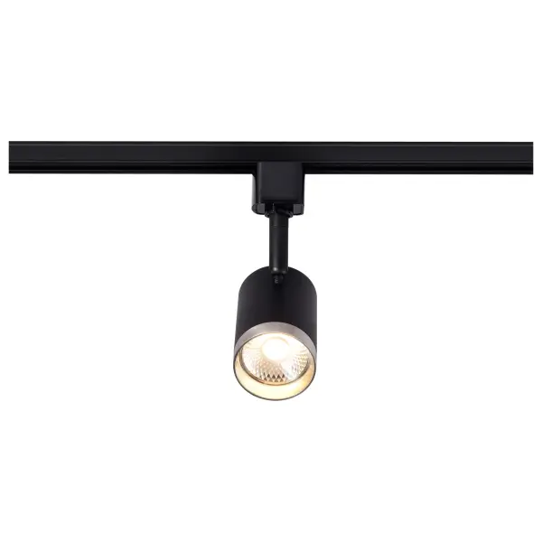 12W LED Cylindrical Track Head - Matte Black & Brushed Nickel - Image 6