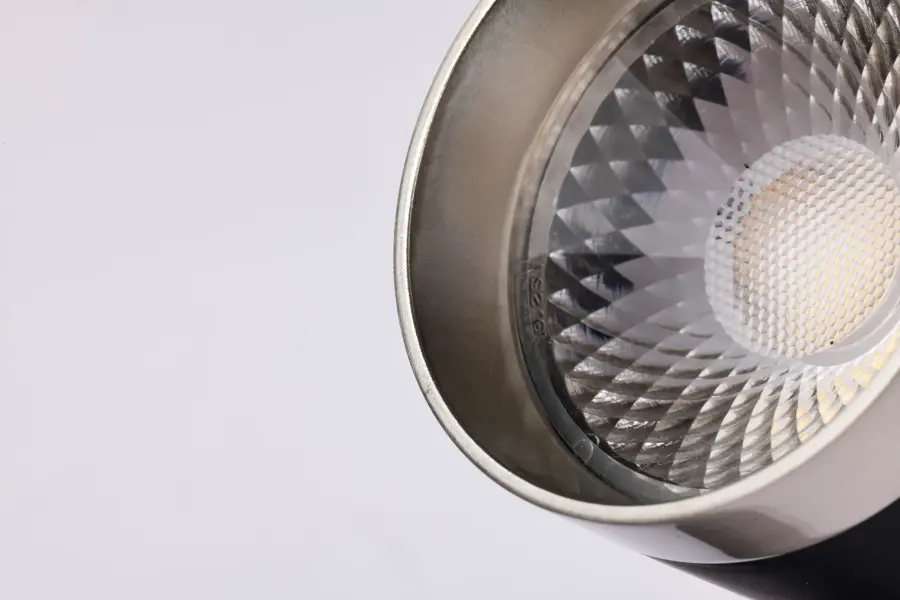 12W LED Cylindrical Track Head - Matte Black & Brushed Nickel - Image 9