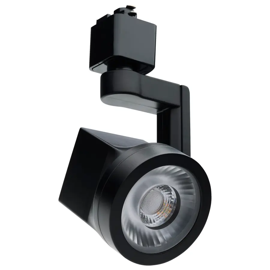 Lantern LED Track Head - 12W, 3000K, Black - Image 1