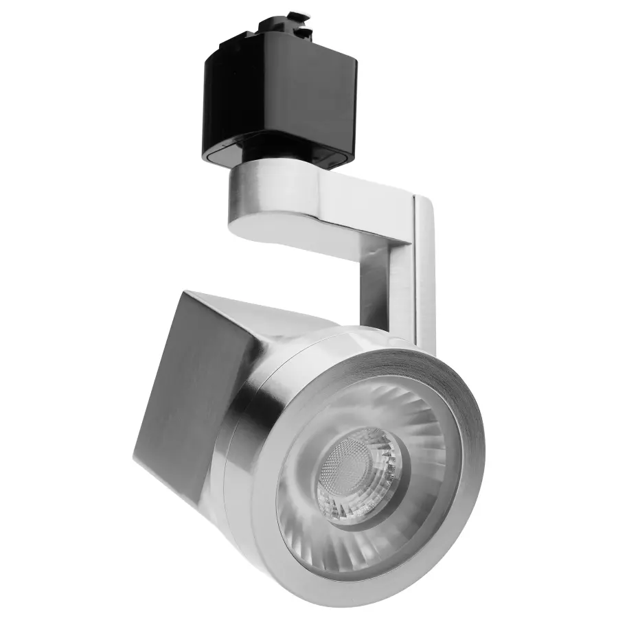 Lantern LED Track Head - Brushed Nickel - Image 1