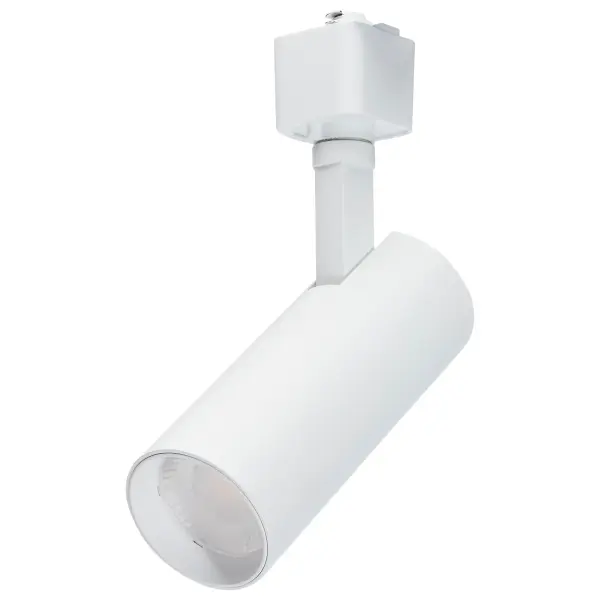 10W LED Track Head - 36° Beam - CCT Selectable - Matte White - Image 1