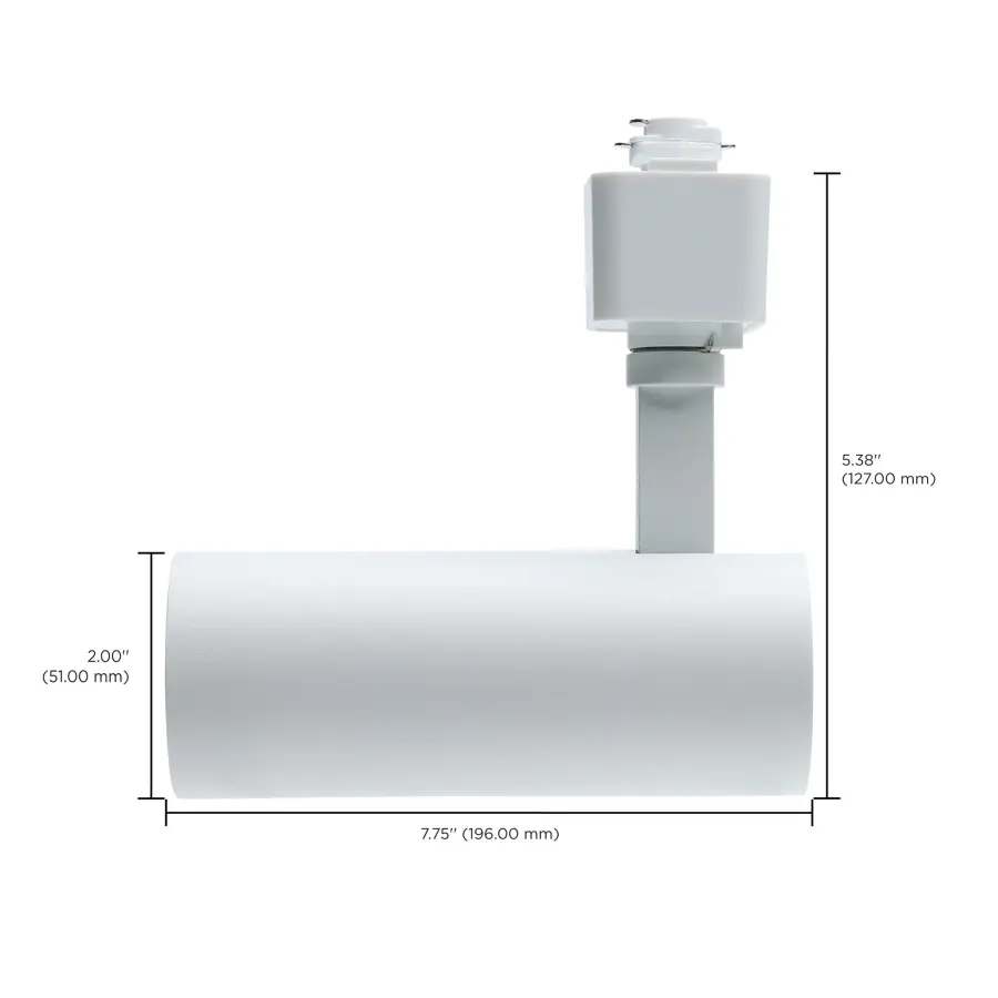 10W LED Track Head - 36° Beam - CCT Selectable - Matte White - Image 8